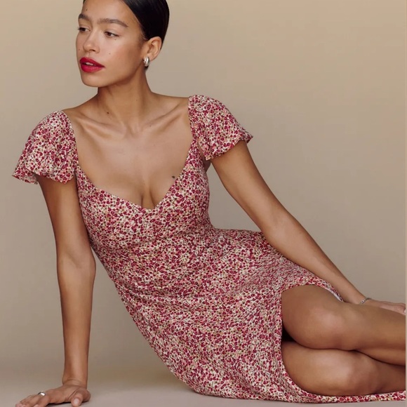 NWOT Reformation Baxley Dress Size 4 - Picture 6 of 6